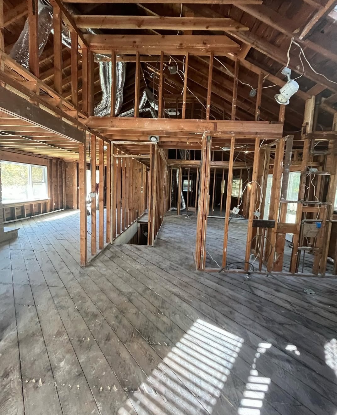 Cathedral Ceiling Demo & Stud Cleanup
