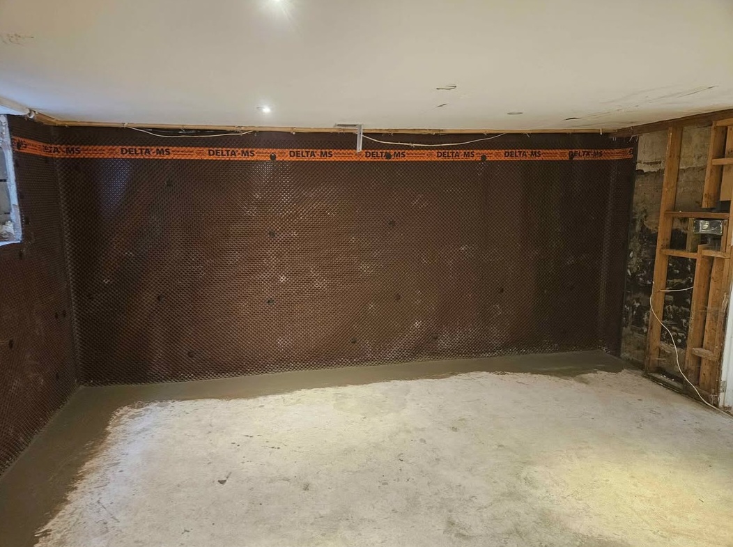 Interior Basement Waterproofing